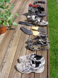 The smelly aftermath of a weekend's worth of training.