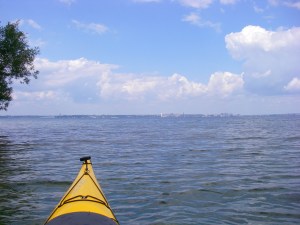 Ready to cross back to Kingston. 